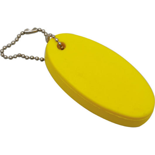Stress Floating Keyrings Yellow